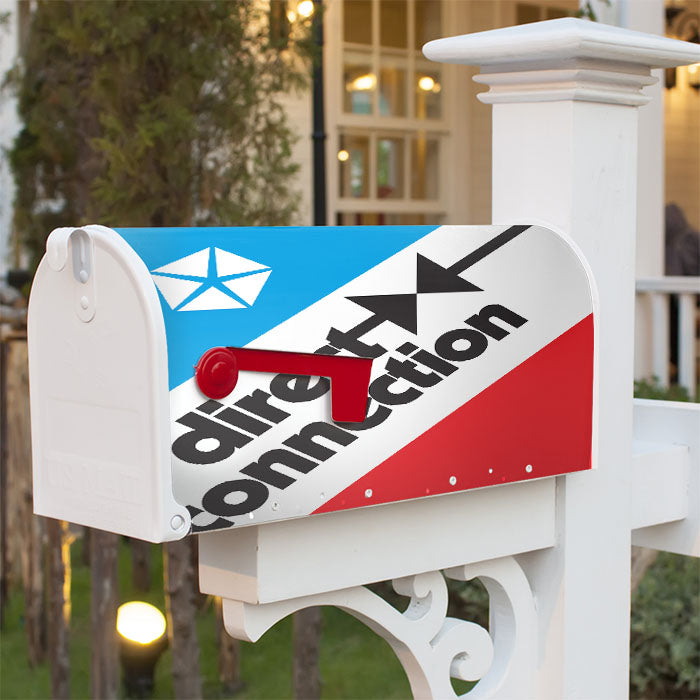 Sport Car Racing Mopar Magnetic Mailbox Cover 18" X 21" Outdoor Decor