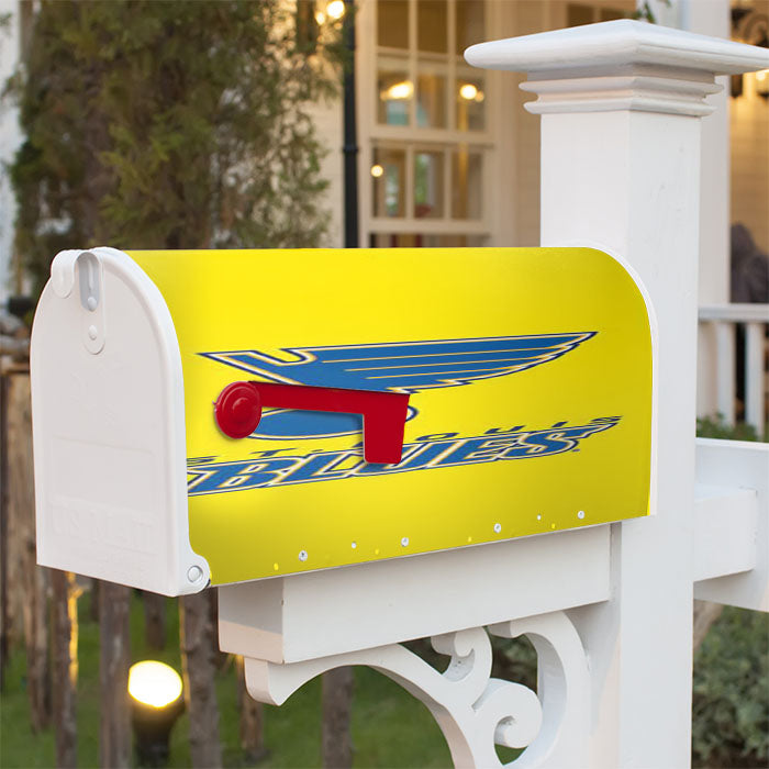 St Louis Blues Yellow Magnetic Mailbox Cover 18" X 21" Outdoor Decor