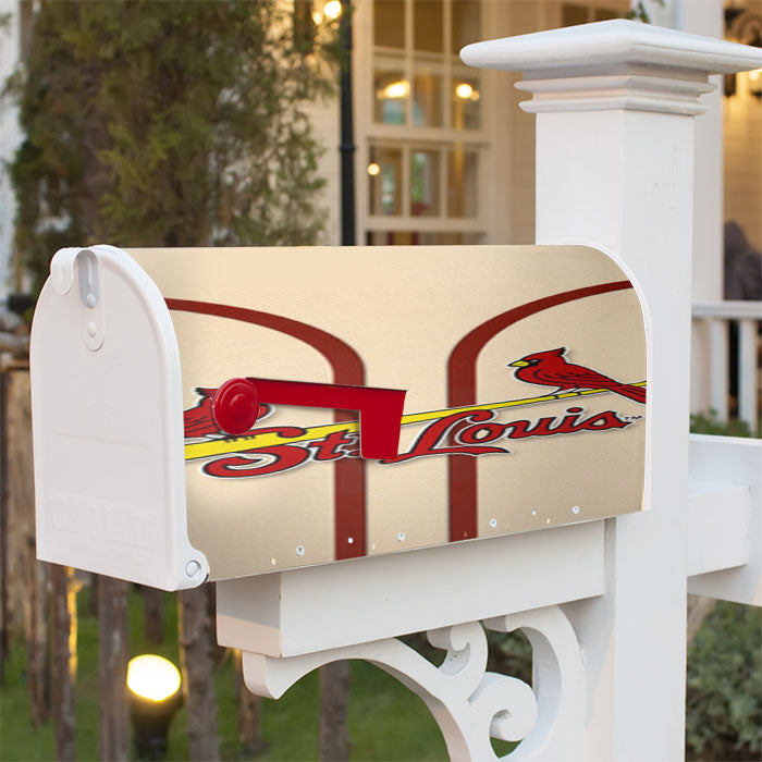 St Louis Cardinals Mlb Magnetic Mailbox Cover 18" X 21" Outdoor Decor