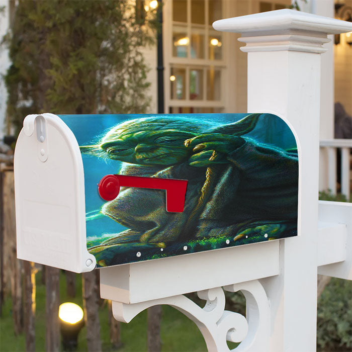 Star Wars Master Yoda Magnetic Mailbox Cover 18" X 21" Outdoor Decor