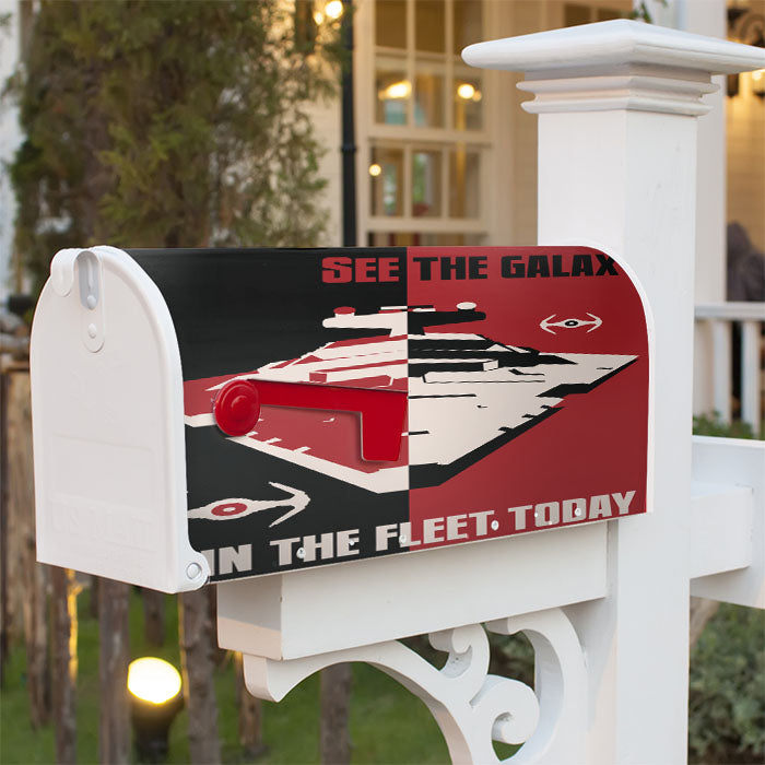 Star Wars Poster 4 Magnetic Mailbox Cover 18" X 21" Outdoor Decor