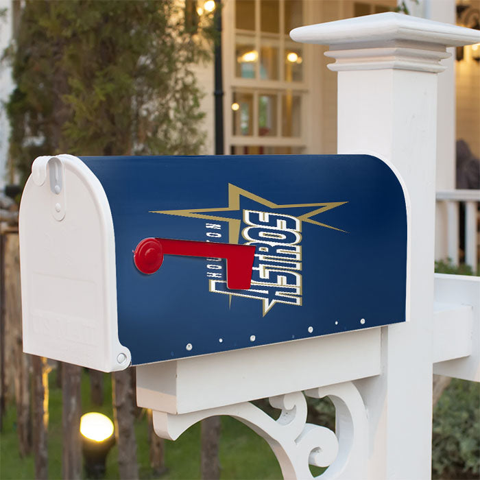 Stunning Houston Astros Wallpaper Magnetic Mailbox Cover 18" X 21" Outdoor Decor