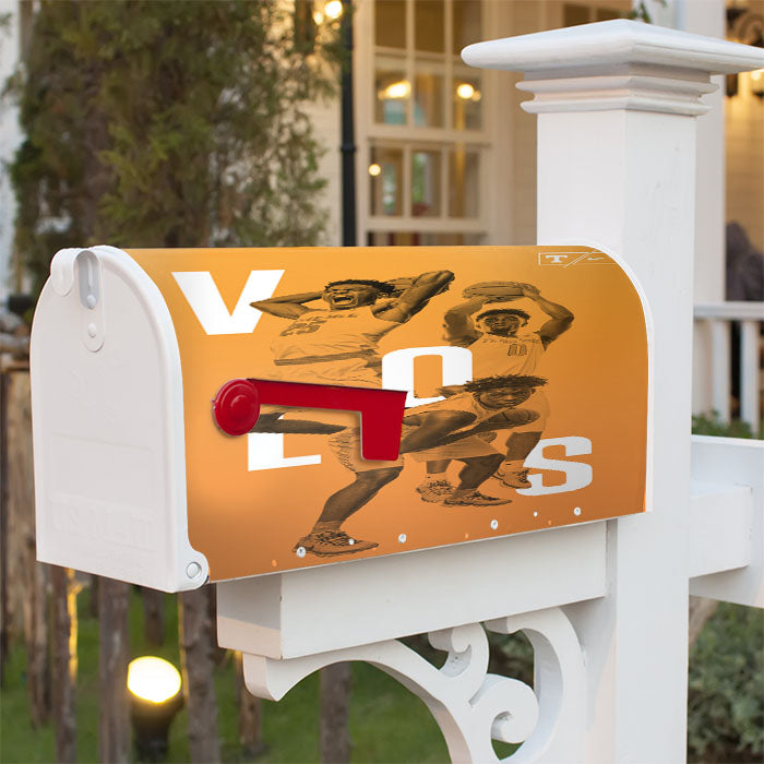 Tennessee Mens Basketball Magnetic Mailbox Cover 18" X 21" Outdoor Decor