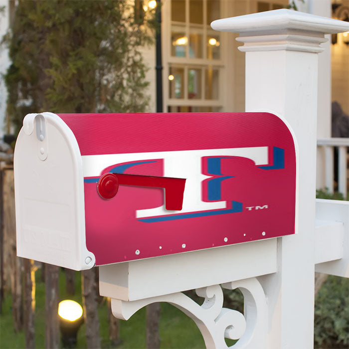 Texas Rangers Red Magnetic Mailbox Cover 18" X 21" Outdoor Decor