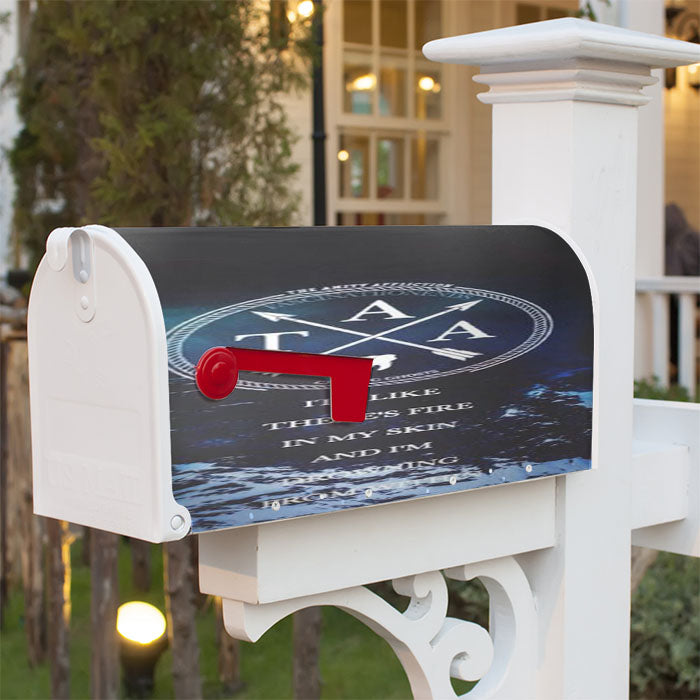 The Amity Affliction Pittsburgh Magnetic Mailbox Cover 18" X 21" Outdoor Decor