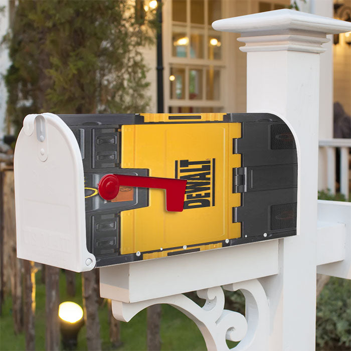The Dewalt Futureristic Magnetic Mailbox Cover 18" X 21" Outdoor Decor
