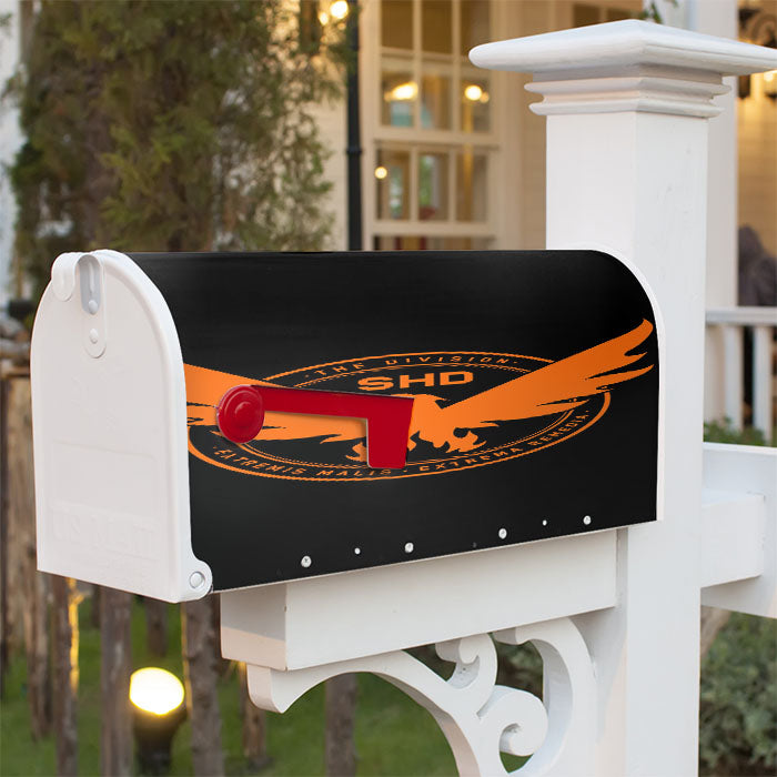 The Division 2 Shd Phoenix Logo Magnetic Mailbox Cover 18" X 21" Outdoor Decor