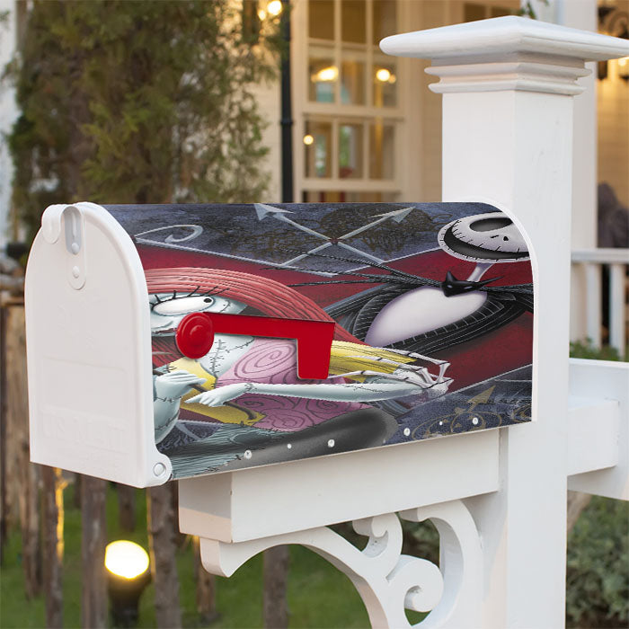 The Nightmare Before Christmas Disney 6 Magnetic Mailbox Cover 18" X 21" Outdoor Decor