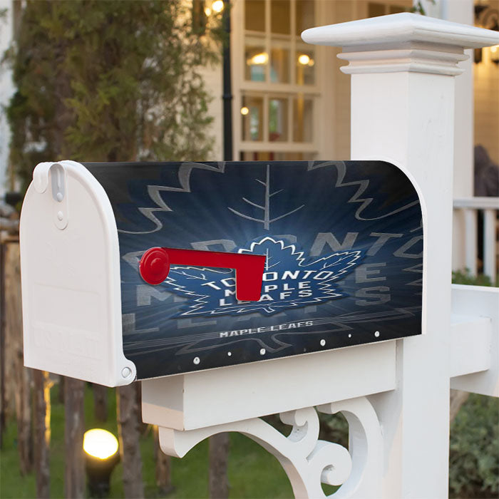Toronto Maple Leafs 2 Magnetic Mailbox Cover 18" X 21" Outdoor Decor
