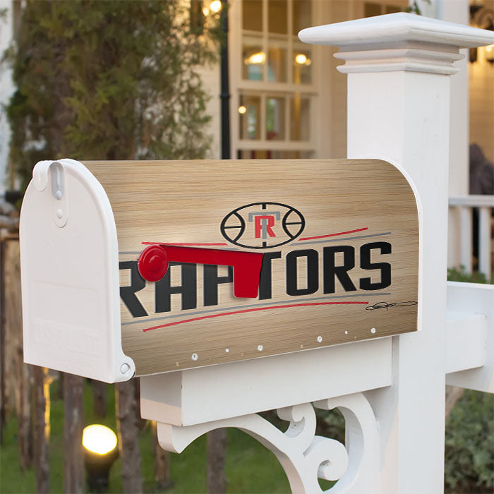 Toronto Raptors Emblem Magnetic Mailbox Cover 18" X 21" Outdoor Decor