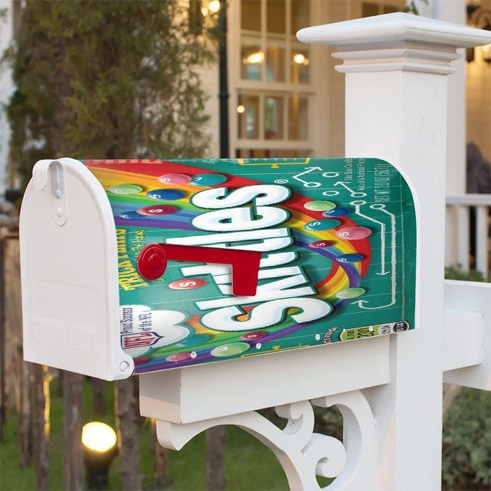 Trick Plays Skittles Candy Magnetic Mailbox Cover 18" X 21" Outdoor Decor