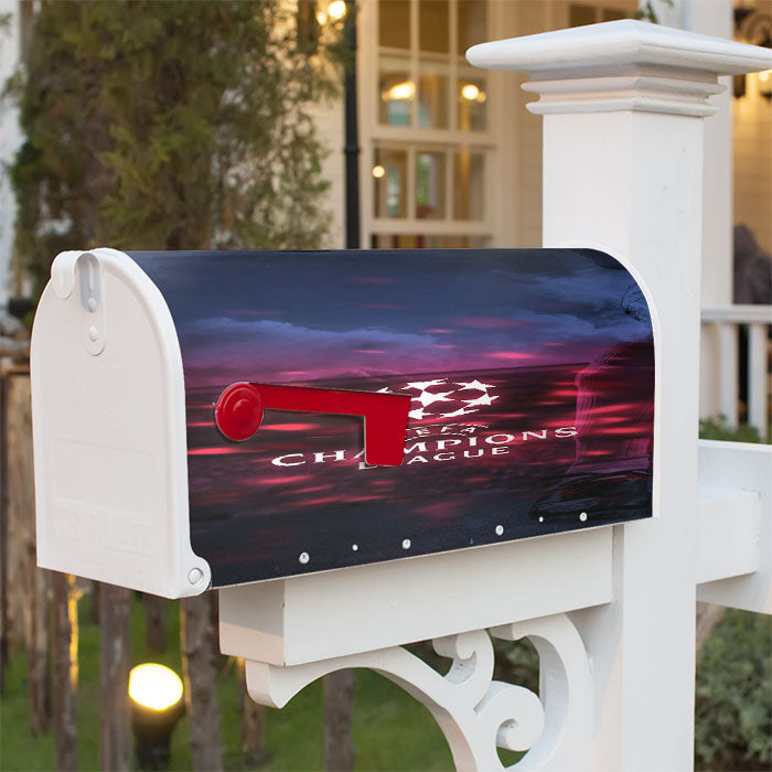 Uefa Champions League Magnetic Mailbox Cover 18" X 21" Outdoor Decor