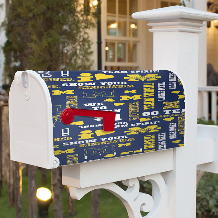 University Of Michigan Medical School Logo Magnetic Mailbox Cover 18" X 21" Outdoor Decor