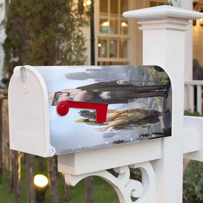 Up Russell And Up Mc Carol Fredrickson Magnetic Mailbox Cover 18" X 21" Outdoor Decor