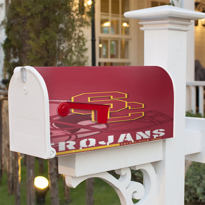 Usc Trojans Est 1880 Magnetic Mailbox Cover 18" X 21" Outdoor Decor