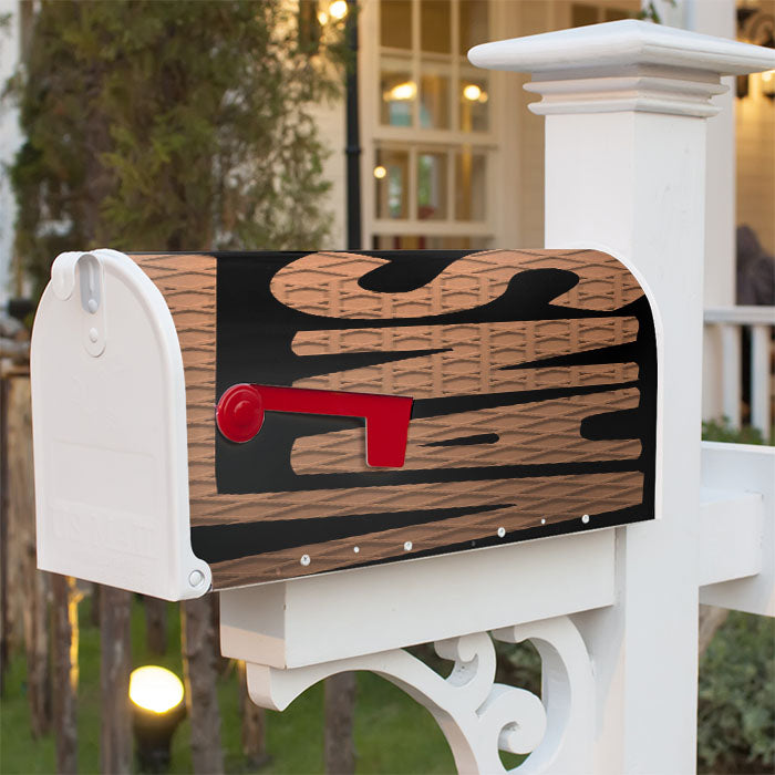 Vans Sole Pattern Magnetic Mailbox Cover 18" X 21" Outdoor Decor