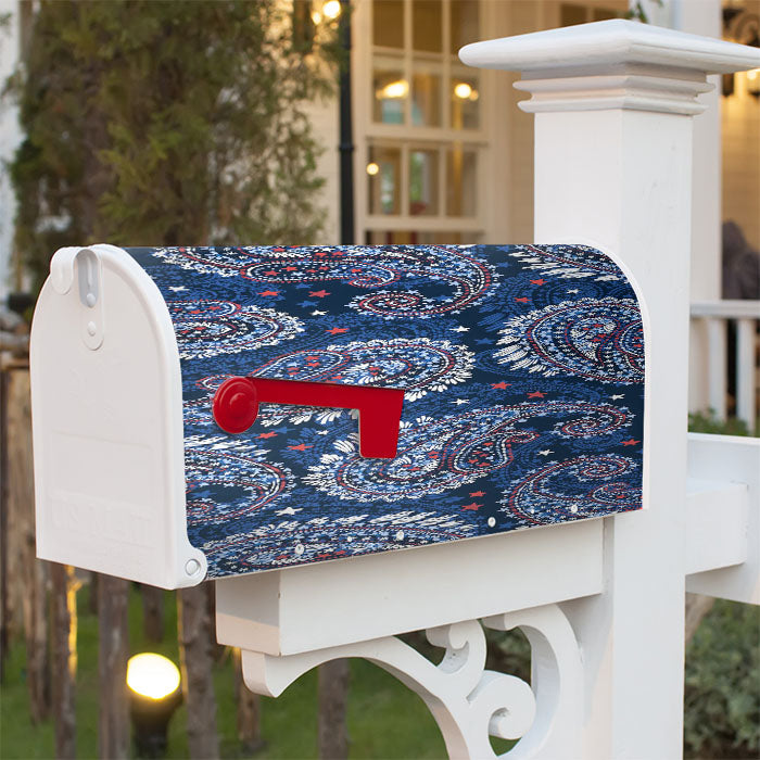 Vera Bradley Fireworks Paisley Magnetic Mailbox Cover 18" X 21" Outdoor Decor