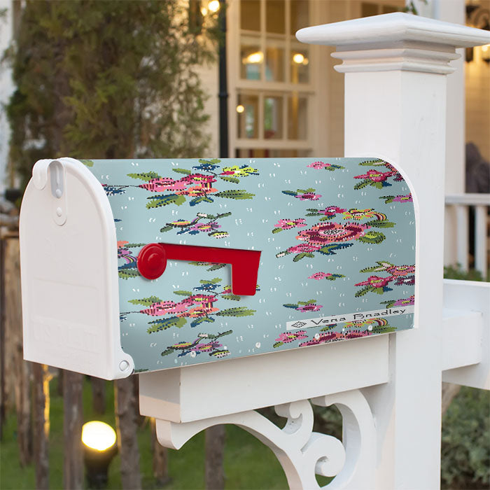 Vera Bradley Water Bouquet Magnetic Mailbox Cover 18" X 21" Outdoor Decor