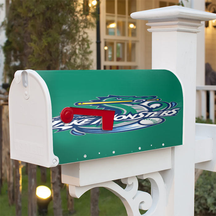 Vermont Lake Monsters Baseball Green Magnetic Mailbox Cover 18" X 21" Outdoor Decor