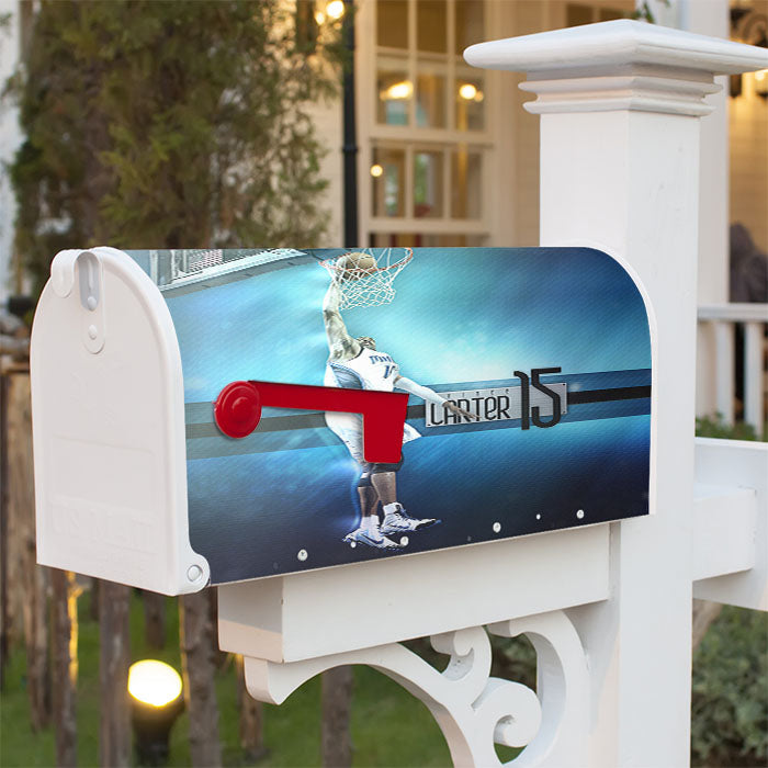 Vince Charter Orlando Magics Magnetic Mailbox Cover 18" X 21" Outdoor Decor