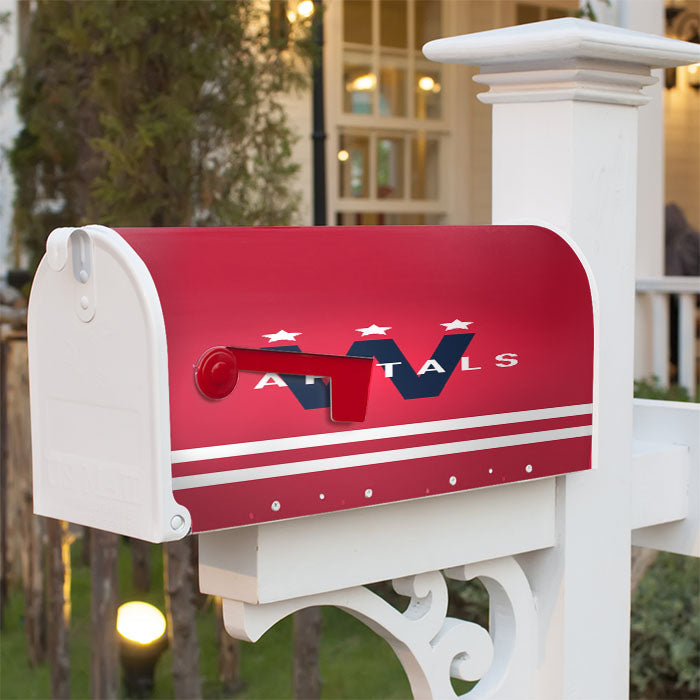 Washington Capitals 2 Magnetic Mailbox Cover 18" X 21" Outdoor Decor