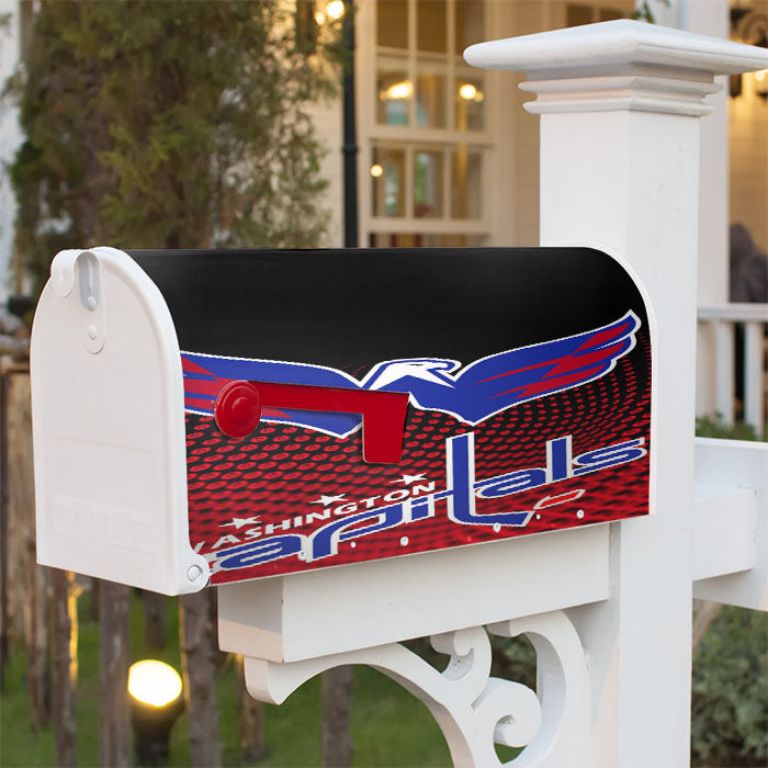 Washington Capitals 4 Magnetic Mailbox Cover 18" X 21" Outdoor Decor