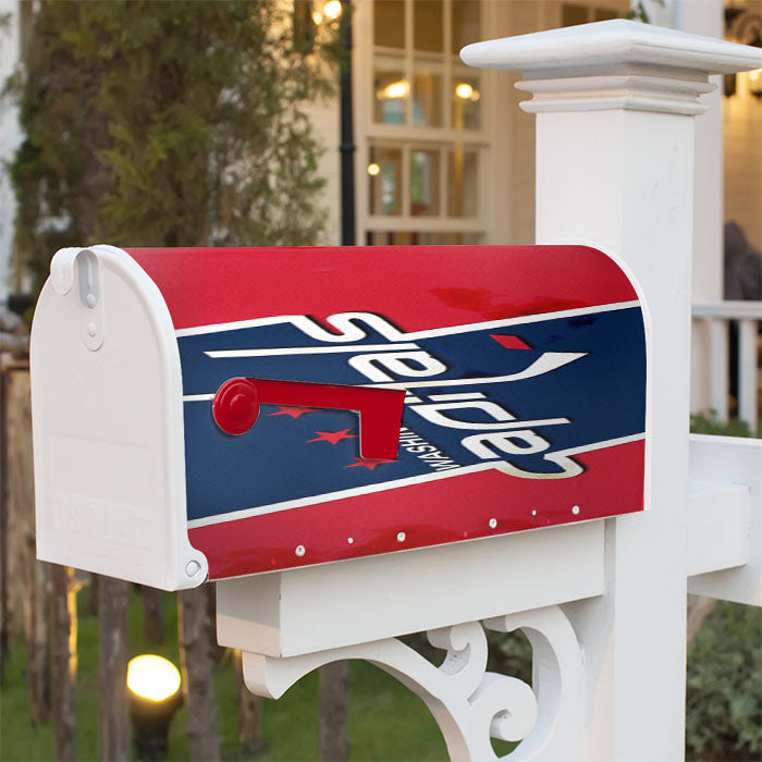 Washington Capitals Flag Magnetic Mailbox Cover 18" X 21" Outdoor Decor