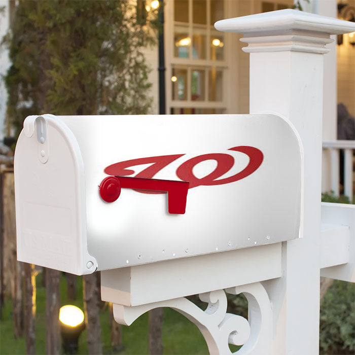 Washington Nationals Logo Red Magnetic Mailbox Cover 18" X 21" Outdoor Decor