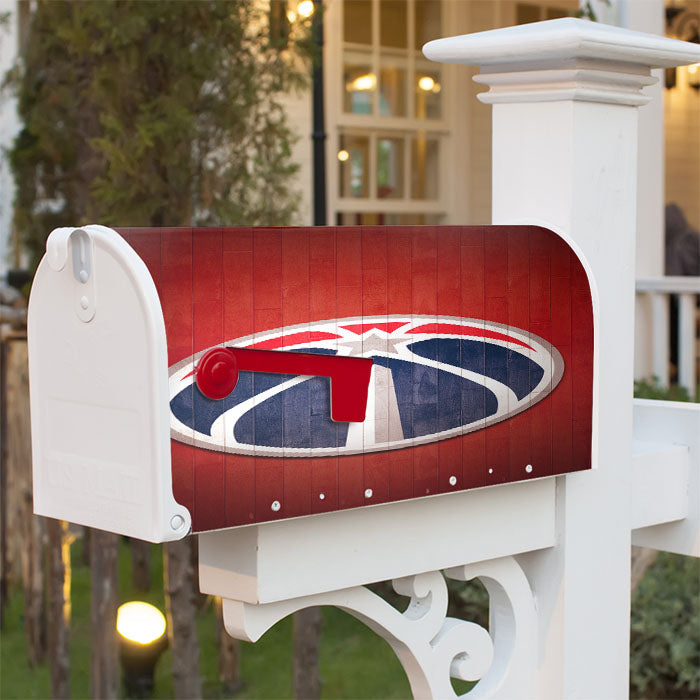 Washington Wizard Hardwood Magnetic Mailbox Cover 18" X 21" Outdoor Decor