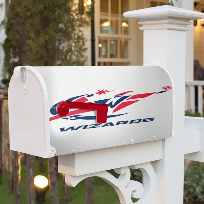 Washington Wizards White Magnetic Mailbox Cover 18" X 21" Outdoor Decor