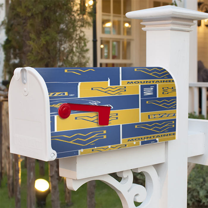 West Virginia Wvu Mountaineers Magnetic Mailbox Cover 18" X 21" Outdoor Decor