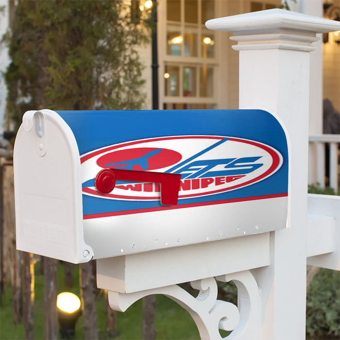 Winnipeg Jets Emblem Magnetic Mailbox Cover 18" X 21" Outdoor Decor