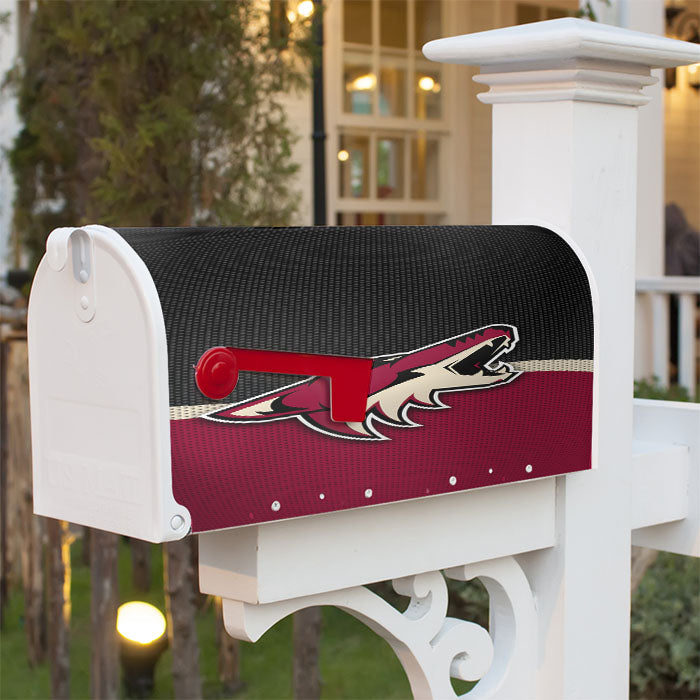 Wolf Arizona Coyotes Nhl Logo Magnetic Mailbox Cover 18" X 21" Outdoor Decor