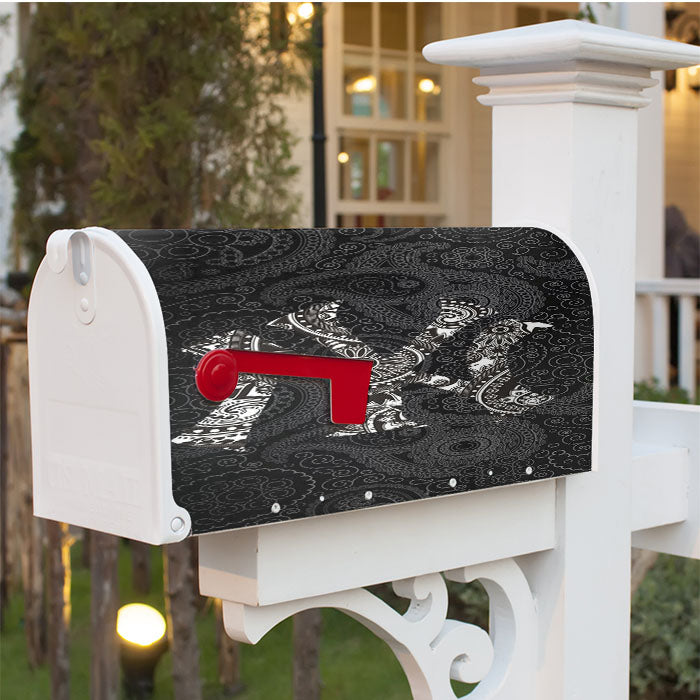 Yankees Newyork Bandana Pattern Protector Magnetic Mailbox Cover 18" X 21" Outdoor Decor
