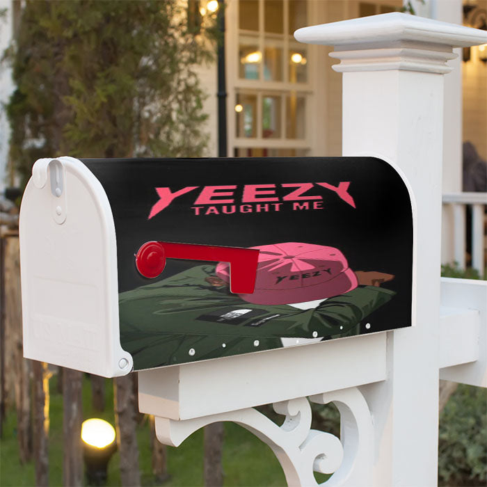 Yeezy Magnetic Mailbox Cover 18" X 21" Outdoor Decor