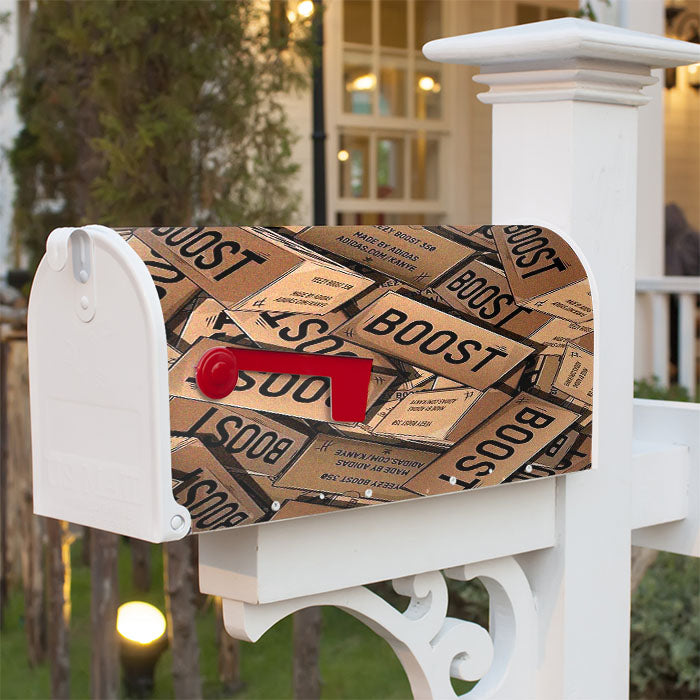 Yeezy Boost 700 Box Pattern Magnetic Mailbox Cover 18" X 21" Outdoor Decor