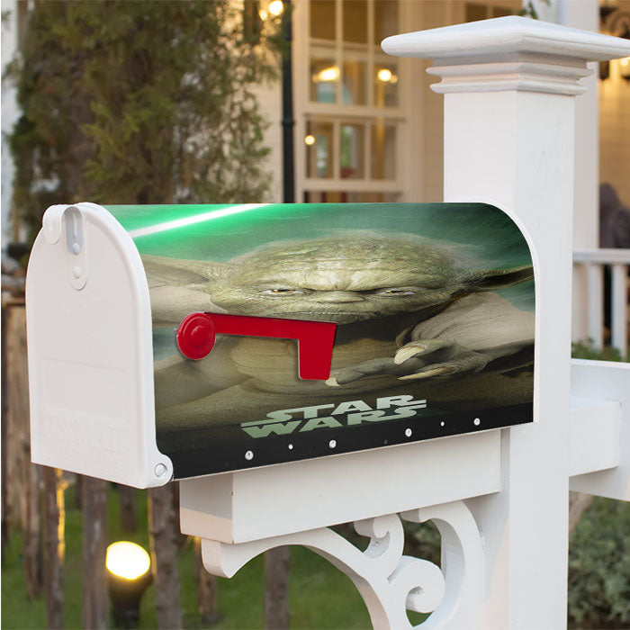 Yoda Star Wars Magnetic Mailbox Cover 18" X 21" Outdoor Decor