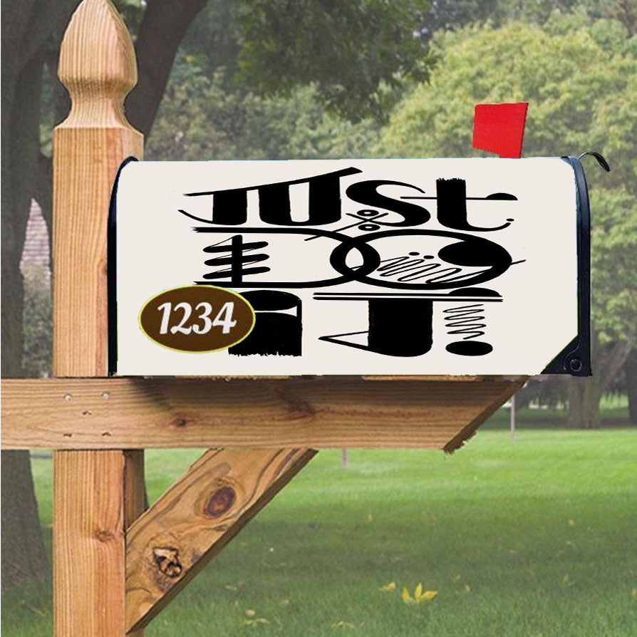 Wonder Woman Gold Logo Magnetic Mailbox Cover 18" x 21" Outdoor Decor