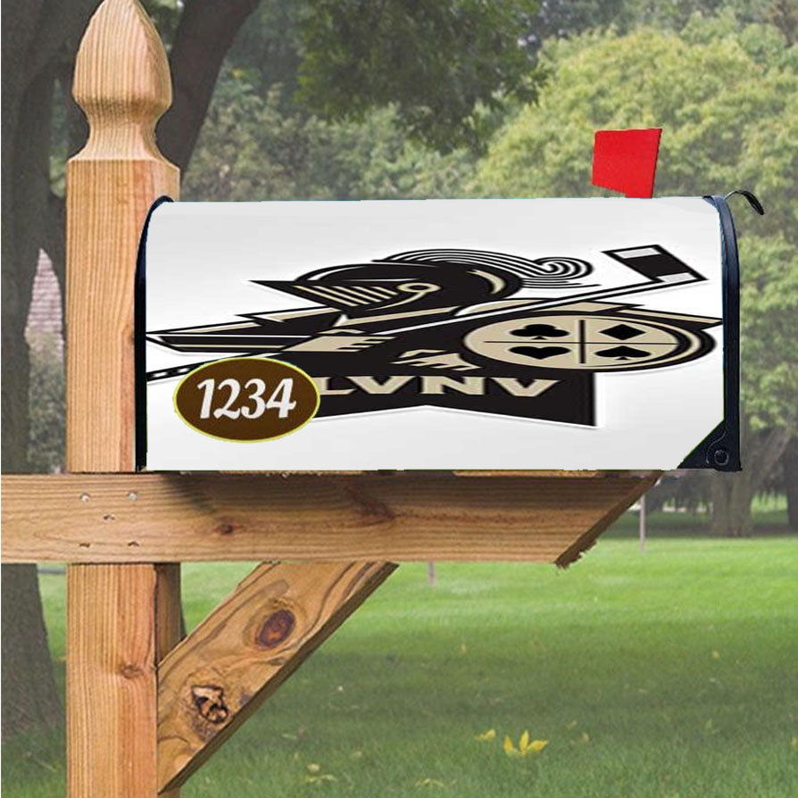 Wonder Woman Gold Logo Magnetic Mailbox Cover 18" x 21" Outdoor Decor