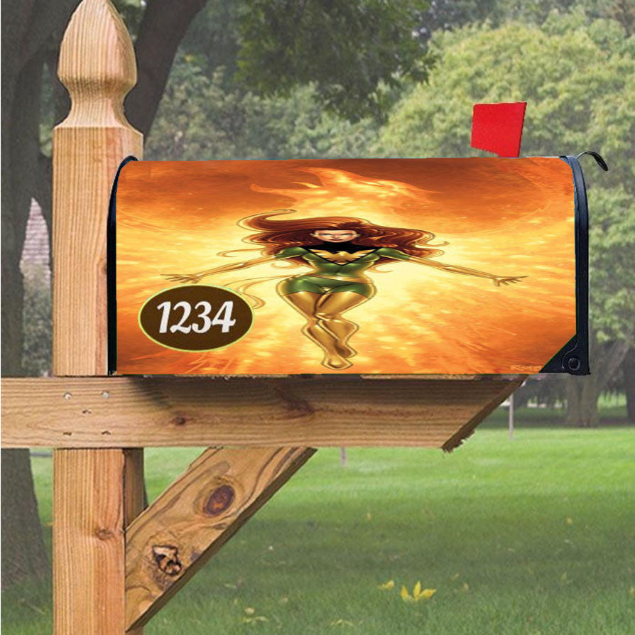 Phoenix Jean Magnetic Mailbox Cover 18" X 21" Outdoor Decor