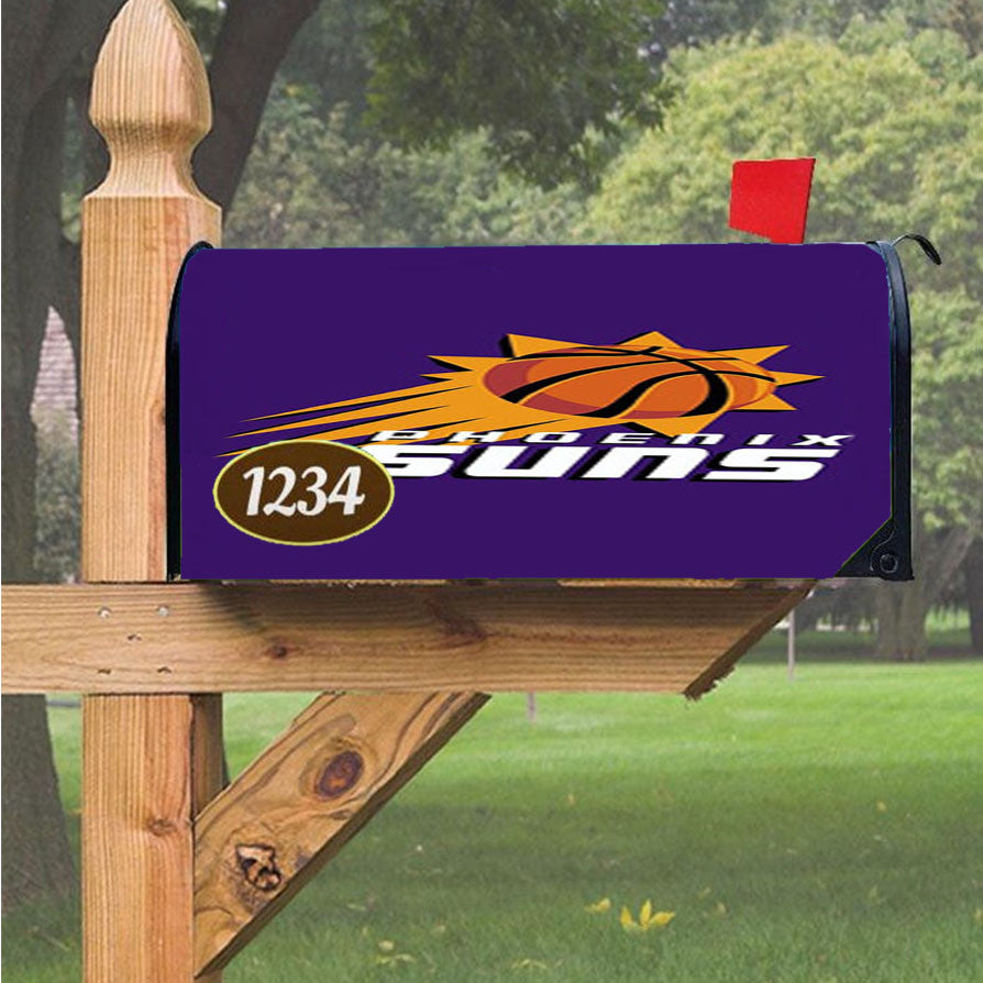 Phoenix Suns Magnetic Mailbox Cover 18" X 21" Outdoor Decor