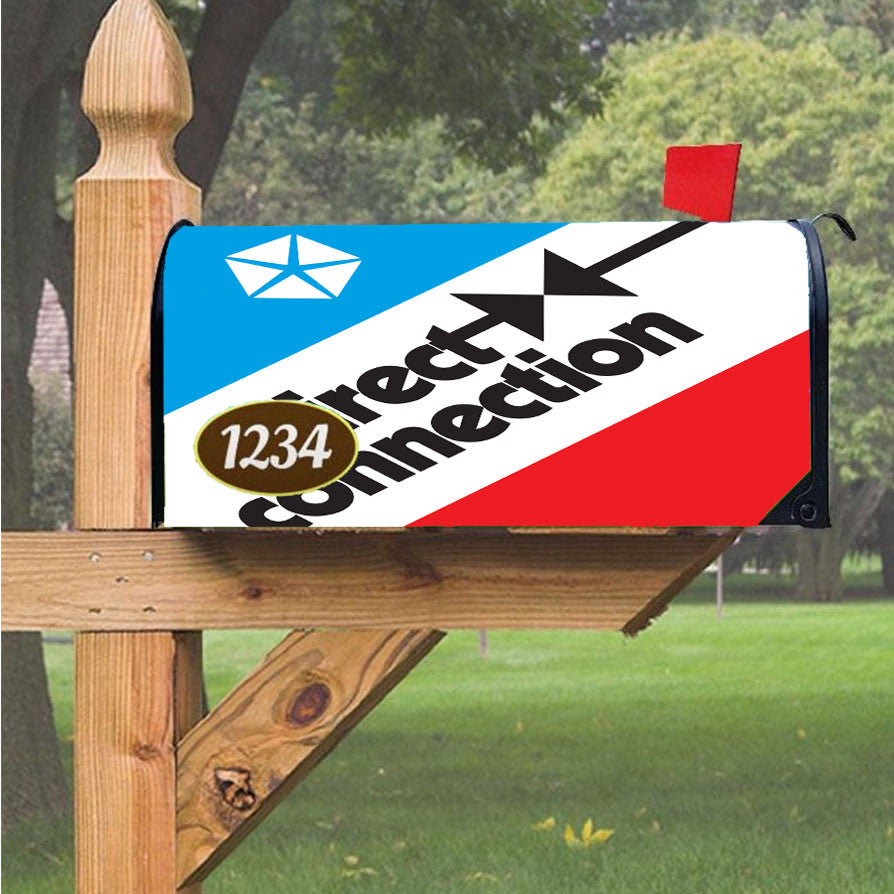 Sport Car Racing Mopar Magnetic Mailbox Cover 18" X 21" Outdoor Decor