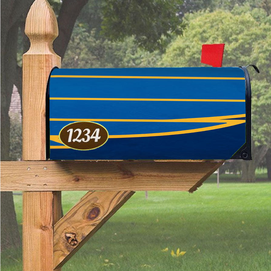 Wonder Woman Gold Logo Magnetic Mailbox Cover 18" x 21" Outdoor Decor