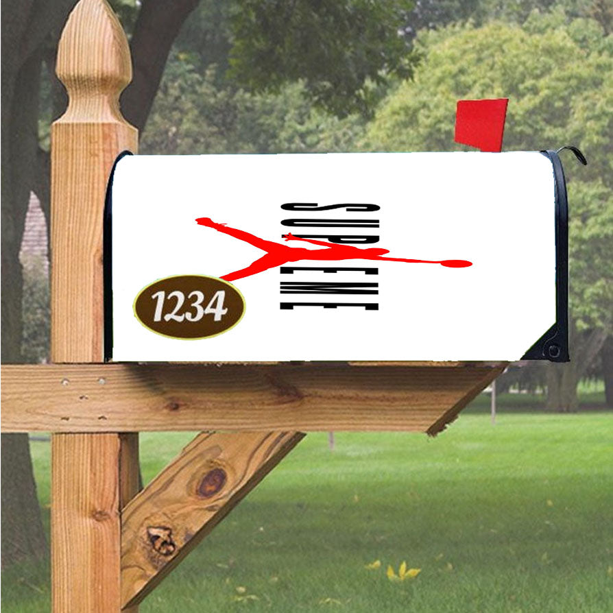 Wonder Woman Gold Logo Magnetic Mailbox Cover 18" x 21" Outdoor Decor