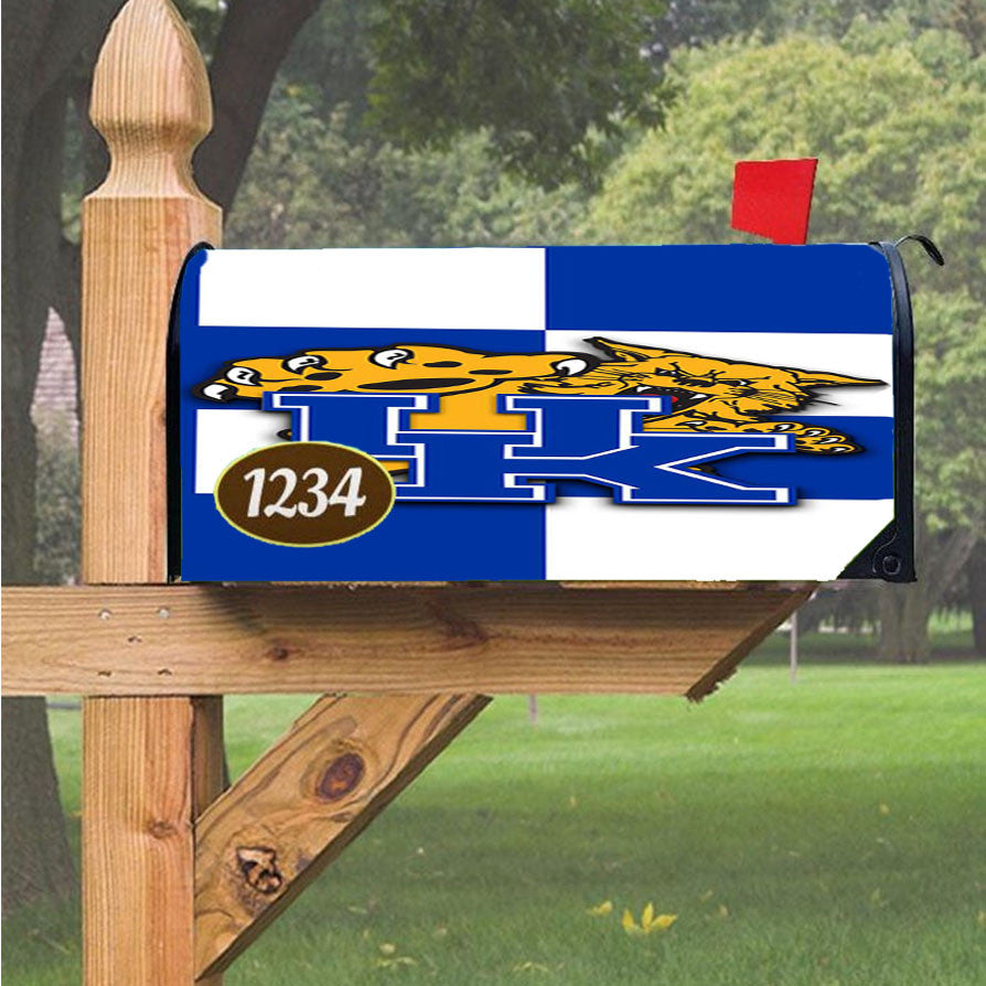 University Of Kentucky Symbol Magnetic Mailbox Cover 18" X 21" Outdoor Decor