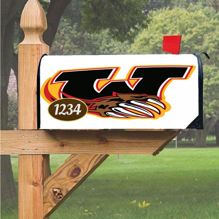 Wonder Woman Gold Logo Magnetic Mailbox Cover 18" x 21" Outdoor Decor