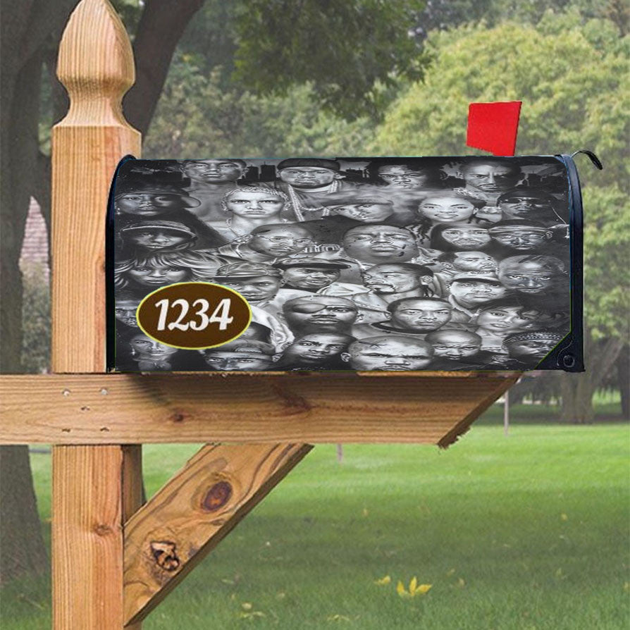 Wu Tang Clan Big Legends Of Rap Magnetic Mailbox Cover 18" X 21" Outdoor Decor