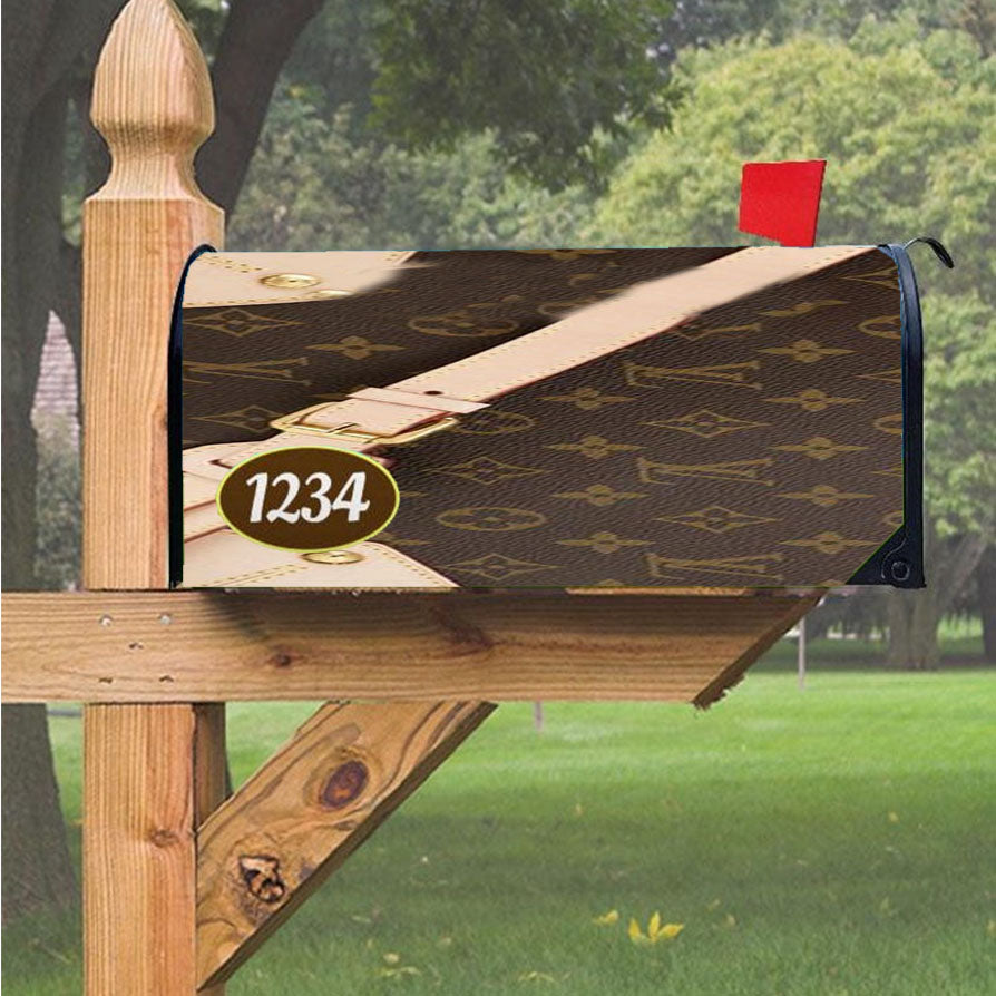 Louis Vuitton Magnetic Mailbox Cover 18" x 21" Outdoor Decor