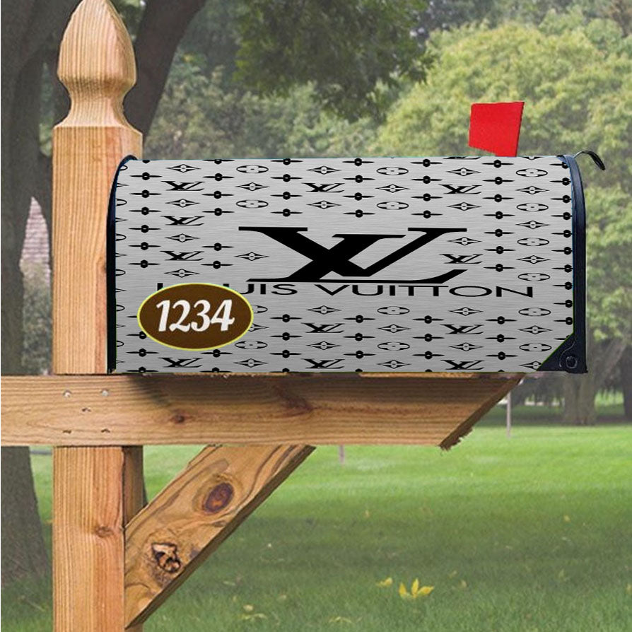 Louis Vuitton Metal Magnetic Mailbox Cover 18" x 21" Outdoor Decor