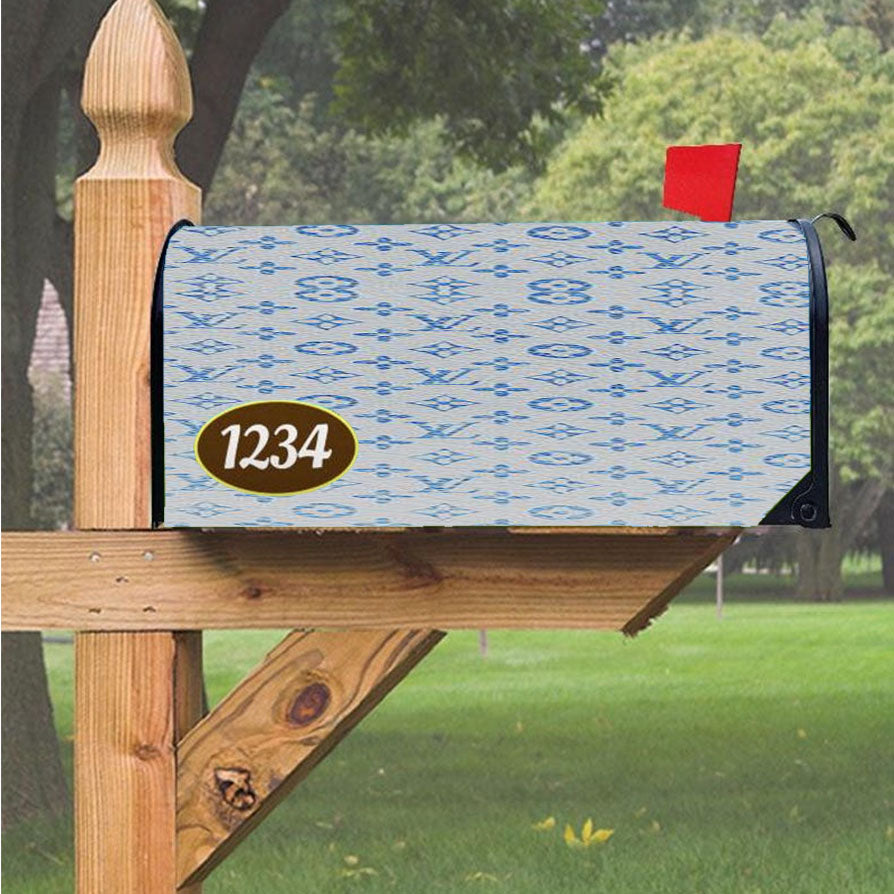 Texture Louis Vuitton Magnetic Mailbox Cover 18" x 21" Outdoor Decor
